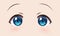 Real eyes anime manga girls