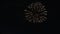 Real Firework close up on Deep Black Background Sky on Fireworks festival from river bank , Independence day and new