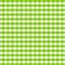 Real green checkered fabric tablecloth