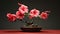 Real Hibiscus Bonsai Tree: Japanese-inspired Imagery With Soft Focus Lens