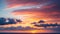 Real majestic sunrise sundown sky background with gentle colorful clouds