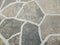Real rock looking stone tiles for interior and exterior flooring or other surface coverage design decoration