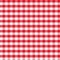 Real seamless pattern of red classic tablecloth
