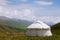 Real shepherd yurt in kyrgyzstan Tien Shan