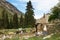 Real shepherd yurt in kyrgyzstan Tien Shan mountain