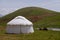 Real shepherd yurt in kyrgyzstan Tien Shan mountain