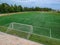 Real soccer field - Top down aerial view