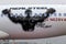 Real Steel Logo on Virgin America Airplane as Virgin America unveils new DreamWorks \'Reel Steel\' plane