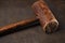 Real vintage wooden mallet