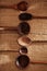 Real vintage wooden spoons