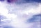 Real Watercolor background with gradient of blue and lilac color