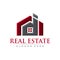 Realestate 3d bevel vector logo design template