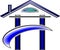 Realestate House Logo with PNG format for construction business.