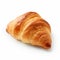 Realist Lifelike Croissant On White Background With Feminine Sensibilities