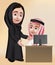 Realistic 3D Arab Woman Teacher Character