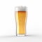 Realistic 3d Beer Cup Mockup On White Background