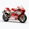 Realistic 3d Cagiva Motorcycle With Detailed Rendering