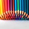 Realistic 3D colored pencils Vibrant set for back to school concepts