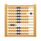 Realistic 3d Detailed Brown Wooden Abacus. Vector