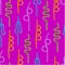 Realistic 3d Detailed Color Drinking Straws Seamless Pattern Background. Vector