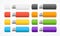 Realistic 3d Detailed Color USB Flash Drive Set. Vector