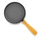 Realistic 3d Detailed Frying Pan with Handle . Vector