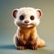Realistic 3d Ferret Clipart: Speedpainting Style With Emotive Faces