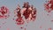 Realistic 3D footage coronavirus 2 (SARS-CoV-2) formerly known as 2019-nCoVCoronavirus,