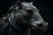 Realistic 3D Hippopotamus Head with Cinematic Lighting and Rococo Details