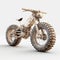 Realistic 3d Model Of Dirt Bike In Post-apocalyptic Style