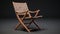 Realistic 3d Model Folding Chair With Mesoamerican Influences