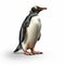 Realistic 3d Penguin Image: Hyper-detailed Rendering With Vibrant Colors
