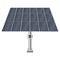 Realistic 3D photovoltaic module isolated on transparent background. Vector illustration of solar panel for alternative
