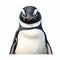 Realistic 3d Render Of Detailed Penguin Character