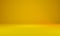 Realistic 3D rendering Bright yellow studio abstract background