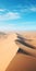 Realistic 3d Saharan Desert Landscape With Ominous Vibe