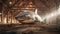 Realistic 3d Shark In Barn: Rendered In Unreal Engine