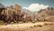 Realistic 8k Image Of Abandoned Rhyolite Town In Desert City