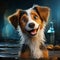 Realistic And Adventure-themed Animated Dog With Expressive Eyes