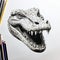 Realistic Alligator Head Pencil Drawing On White - Hyperrealistic Art