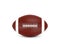 Realistic american football ball, rugby sports