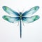 Realistic Anamorphic Art: Hyperrealistic Dragonfly In Georgia O\\\'keeffe Style