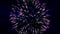 Realistic animation Firework Colorful