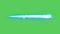 Realistic arctic laser light beam on green background.