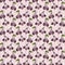 Realistic aronia berry vector illustration Seamless repeating pattern.