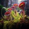 Realistic art style showcasing the world of carnivorous plants