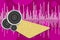 Realistic audio equipment sound for music promotional poster. Abstract music theme background with loudspeakers. Vector