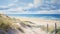 Realistic Australian Landscape Oil Painting Of A Beach