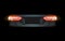 Realistic automotive auto car led glowing intellectual laser matrix xenon headlights front back rear lights bars vector