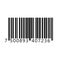 Realistic barcode icon. Barcode vector illustration. EPS